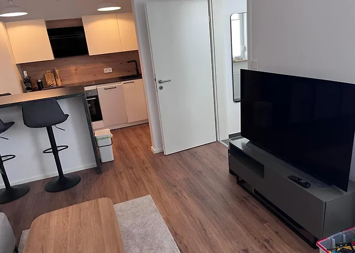 Modernes Apartment, 2 Zimmer, Kueche, Playmobil Funpark زيمدورف